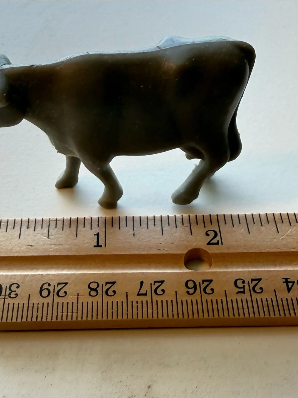 Antique Vintage Plastic Farm Animal Figurines - Cows and Pig/1950's